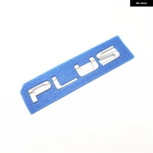 EV DMI SONG PLUS AWD リア トランク デコレーションロゴエンブレムテールゲートネームプレートバッジ ステッカー - Silver Plus