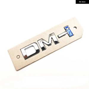 EV DMI SONG PLUS AWD リア トランク デコレーションロゴエンブレムテールゲートネームプレートバッジ ステッカー - Silver DMI