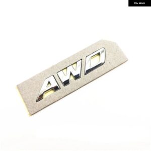 EV DMI SONG PLUS AWD リア トランク デコレーションロゴエンブレムテールゲートネームプレートバッジ ステッカー - Silver AWD