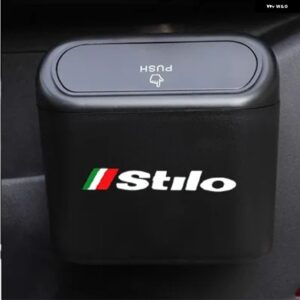 プラスチック 車ゴミ箱フィアット パンダ 500 500X 500L TIPO PUNTO BRAVO STILO デカール アクセサリー - Stilo