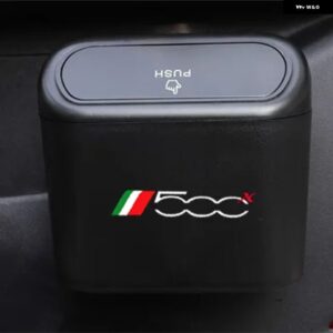プラスチック 車ゴミ箱フィアット パンダ 500 500X 500L TIPO PUNTO BRAVO STILO デカール アクセサリー - 500x