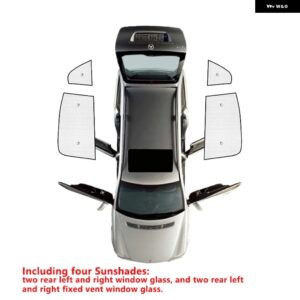 フォルクスワーゲン VW トゥーラン MK2 5T 2016~2023 フル フロントガラス サラウンドサンシェード サイドウィンドウ バイザー シャビーカーアクセサリー 20 - Rear Windows