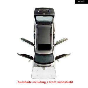 フォルクスワーゲン VW トゥーラン MK2 5T 2016~2023 フル フロントガラス サラウンドサンシェード サイドウィンドウ バイザー シャビーカーアクセサリー 20 - Front windshield