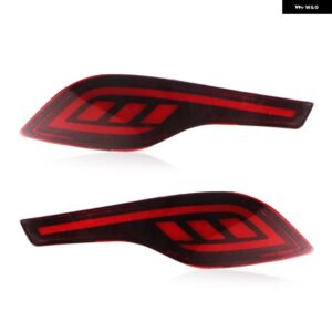 車用点滅2個 車用LED ホンダ CRV 2017 2018 2019 多機能 12V LED リフレクター ランプ リアランプ バンパー ライト ブレーキライト - Model A