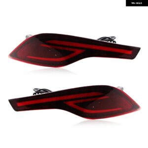 車用点滅2個 車用LED ホンダ CRV 2017 2018 2019 多機能 12V LED リフレクター ランプ リアランプ バンパー ライト ブレーキライト - Model B