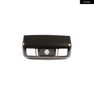 ABSカーボン/レッド車用リア エアコン 吹き出し口 装飾 フレーム ステッカー トヨタ タンドラ 2007-2021 リア エアコン 吹き出し口アクセサリー - Style 1