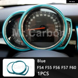 車用タコメーターデコレーションカバー BMW MINI ONE COOPER S F54 F55 F56 F57 F60 内装 カスタム アクセサリー カー用品 - blue