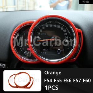 車用タコメーターデコレーションカバー BMW MINI ONE COOPER S F54 F55 F56 F57 F60 内装 カスタム アクセサリー カー用品 - Orange
