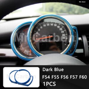 車用タコメーターデコレーションカバー BMW MINI ONE COOPER S F54 F55 F56 F57 F60 内装 カスタム アクセサリー カー用品 - Dark blue