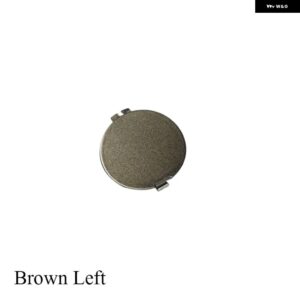 リア バンパー 牽引フックカバー マツダ6 アテンザ 2020 2021 セダン リア牽引フック アイリッド トレーラーキャップ 塗装済み - Brown Left