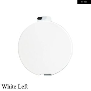 リア バンパー 牽引フックカバー マツダ6 アテンザ 2020 2021 セダン リア牽引フック アイリッド トレーラーキャップ 塗装済み - white LEFT