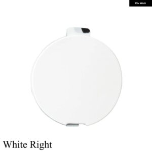 リア バンパー 牽引フックカバー マツダ6 アテンザ 2020 2021 セダン リア牽引フック アイリッド トレーラーキャップ 塗装済み - white RIGHT