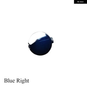 リア バンパー 牽引フックカバー マツダ6 アテンザ 2020 2021 セダン リア牽引フック アイリッド トレーラーキャップ 塗装済み - BLUE RIGHT