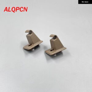 1ペア 1992-1999 シボレー サバーバン/タホ GMC ユーコン サン バイザー クリップ 92 94 95 96 97 99 - タン - brown 2 pc