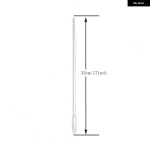 17CM/33CM メタルアンテナ ジープ ラングラー JK JL 2007-2022 車 外装 カスタム アクセサリー - Silver 33cm