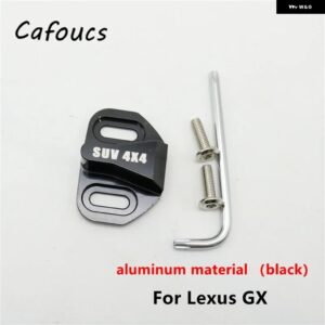 テールゲート ラゲッジロック リミッター リアドア 耐衝撃 異音防止 トヨタ プラド 150 RAV4 クルーザー FJ レクサス GX - Lexus GX Black