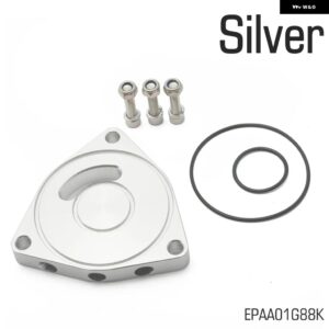 EPMAN ターボブローオフ バルブ プレート スペーサー BOV 1.5T クーペ アルミ ビレット ホンダ シビック 2015-2021 EPAA01G88K - Silver