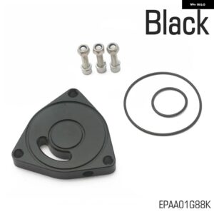 EPMAN ターボブローオフ バルブ プレート スペーサー BOV 1.5T クーペ アルミ ビレット ホンダ シビック 2015-2021 EPAA01G88K - black