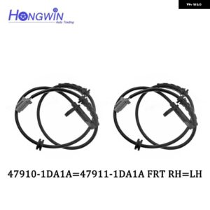 リアフロント ABS ホイールスピードセンサー 07-13 日産 X-TRAIL ROGUE S35 T31 T31Z 2.5L L4 2.5L 47910-1DA1A 47911-1DA1A 47900-JG000 - Front 2pcs