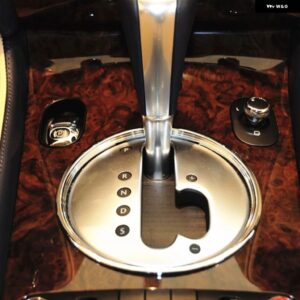 カーセンターギア レバー ストリップカバー トリム ベントレー コンチネンタル GT 2004-2010 フライングスパー ギア シフト ブラインド カバ??ー - Left hand driving