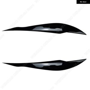 光沢ABS ヘッドライト アイブロウアイリッド BMW F30セダン2012-2015 320I 328I 335I F80 M3 2014-2018 F31ツーリング2013-2015 320I 328I - Gloss Black