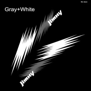 2PCS カー スタイリング サイド ステッカー 自動車ビニールフィルム SUI JIMNY 自動車 防水 デカール デコレーション カーチューニングアクセサリー - Gray White