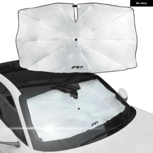 車 フロントガラス サンシェード カバー アクセサリーミニR55 R60ジョンクーパーカントリーマンR56 R61クラブマンR59 R50 R57 R53 R58 F57 - For F57