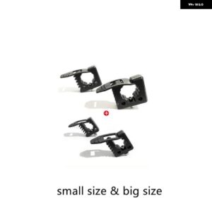 リアウィンドウモール パネル トランク シェルフ 収納 ネット システム タクティカルダンプドロップポーチ固定バックルアクセサリー - fixed buckles