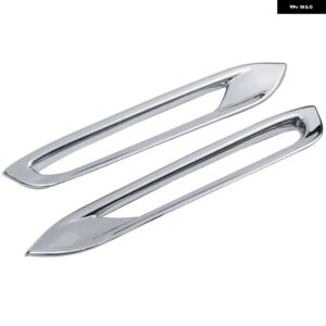 車用フロント フォグランプ アイブロウカバー リア フォグランプ カバー トリム カー スタイリング ABS 日産 QASHQAI J11 2018-2020 - 2PCS Rear Fog Lamp