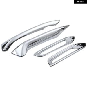 車用フロント フォグランプ アイブロウカバー リア フォグランプ カバー トリム カー スタイリング ABS 日産 QASHQAI J11 2018-2020 - 4pcs