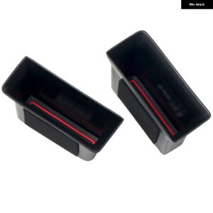 カーアクセサリー フォード クーガ エスケープ 2020 - 23 ブラック プラスチック インテリア ドア 収納 ボックス ホルダー トレイ - Rear Doors 2pcs