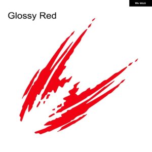 2枚セット 車ドアサイド ステッカー ジープ レネゲード JK JT JL ラティチュード トレイルホーク ルビコン パトリオット チューニングアクセサリー 自動車用 - Glossy Red