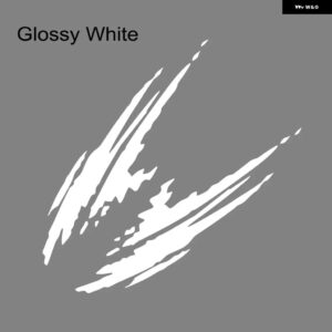 2枚セット 車ドアサイド ステッカー ジープ レネゲード JK JT JL ラティチュード トレイルホーク ルビコン パトリオット チューニングアクセサリー 自動車用 - Glossy White