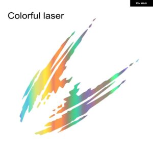 2枚セット 車ドアサイド ステッカー ジープ レネゲード JK JT JL ラティチュード トレイルホーク ルビコン パトリオット チューニングアクセサリー 自動車用 - Colorful Laser