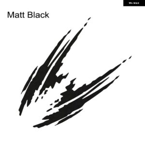 2枚セット 車ドアサイド ステッカー ジープ レネゲード JK JT JL ラティチュード トレイルホーク ルビコン パトリオット チューニングアクセサリー 自動車用 - Matt black