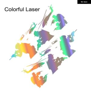 車ドアサイドビニール ステッカー ジープ ラングラー アンリミテッド ルビコン JK TJ JL YJ ヘリコプター ソルジャー スポーツ デカール 自動車アクセサリー - Colorful Laser