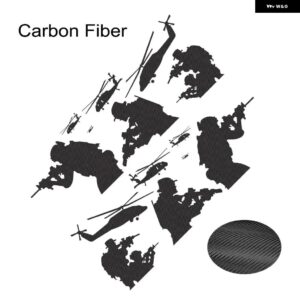 車ドアサイドビニール ステッカー ジープ ラングラー アンリミテッド ルビコン JK TJ JL YJ ヘリコプター ソルジャー スポーツ デカール 自動車アクセサリー - carbon fiber