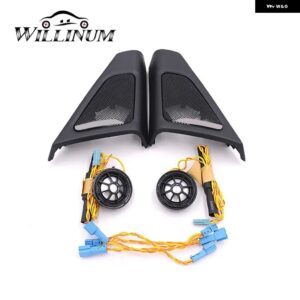 車用ツイーターカバー BMW F10 F11 オート インテリア フロント スピーカー ト レブル オーディオ ツイーターホーン スピーカー トランペットトランプカバー - tweeter plus cover