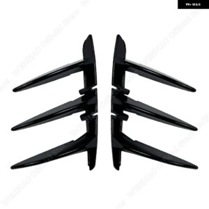 リア バンパー スポイラー アウトレット テールウィンドナイフグロスブラック プラスチック ステッカー カバー 2個 BMW 1シリーズF40 M-PACK M135I - Gloss Black