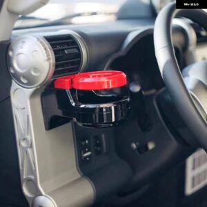 カップ ホルダー エキスパンダー 2007-2022年式 トヨタ FJクルーザー ウォーターボトル ホルダー インテリア アクセサリー - Black Red