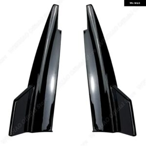 メルセデス ベンツ CLA クラス C117 CLA200 180 CLA45 AMG 2013-2019 リア バンパー スポイラー コーナー プロテクター ディフューザー スプリッター - Glossy Black