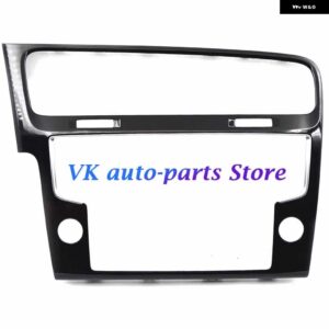 8インチ ピアノブラック グレー MIB ラジオ フレーム パネル プレート 装飾 フレーム VW ゴルフ 7 MK7 5GG 819 728 S 5GG819728S - black
