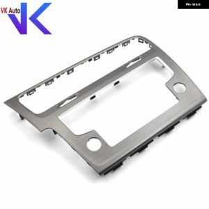 8インチ ピアノブラック グレー MIB ラジオ フレーム パネル プレート 装飾 フレーム VW ゴルフ 7 MK7 5GG 819 728 S 5GG819728S - gray