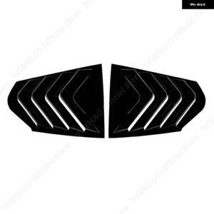 BMW 1シリーズ F40 M-PACK M135I 2019-2024 リアウィンドウ サイドベント シャッター ルーバー カバー トリム カーアクセサリー パーツ カーボンルック - Gloss Black