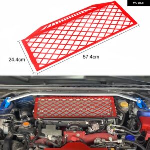 スバル WRX STI 2015-2021 ボンネット エンジン サイド デコレーションストリップ オルタネーター プーリー カバー ラジエーター キャップ カバー - Red D