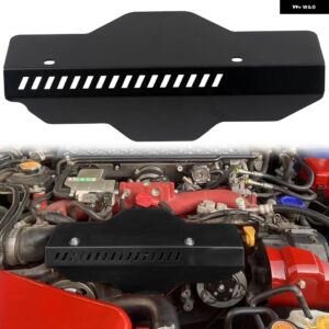 スバル WRX STI 2015-2021 ボンネット エンジン サイド デコレーションストリップ オルタネーター プーリー カバー ラジエーター キャップ カバー - Black B