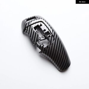 LHD RHD リアルセラミック製 ギア シフト レバー ノブカバー BMW スポーツ F20 F22 F30 F35 F32 F36 F10 F18 F07 F06 F01 F02 X3 X4 - Carbon Fiber LHD