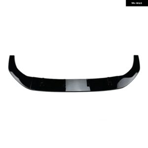 車用フロント バンパー スポイラー フォルクスワーゲン ゴルフ 7 MK7 GTI R RLINE 2013 - 16 リップロアガードプレート スプリッターボードブレード - Glossy Black