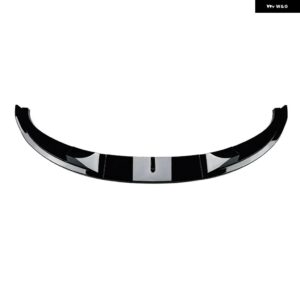 フロント バンパー リップスプリッター BMW 5シリーズ E60 E61 M5 2005-2010 ディフューザー スポイラー ガード プロテクター フロントショベル - Gloss Black
