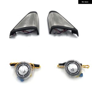 LEDカー発光ツイーター スピーカー BMW F10 F11 5シリーズ アンビエントライト ト レブル トランペットカバー 再パッケージカーアクセサリー - Style A